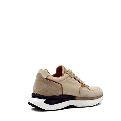 Madasat Beige Leather Men's Casual Shoes  - 902 |