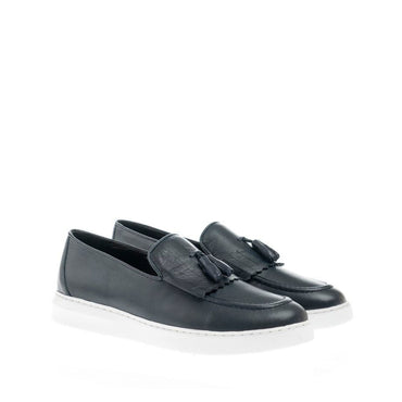 Madasat Navy Blue Leather Loafer - 678 |