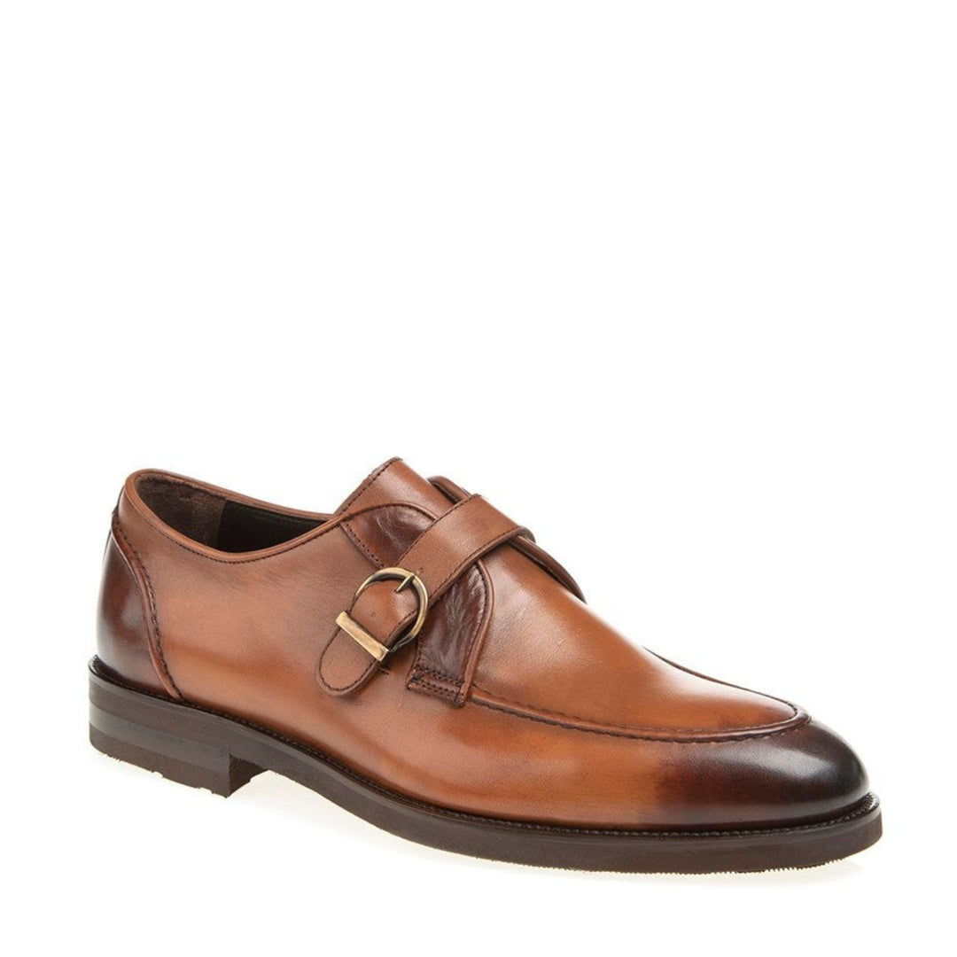 Klassische Madasat-Schuhe aus braunem Leder - 075 |