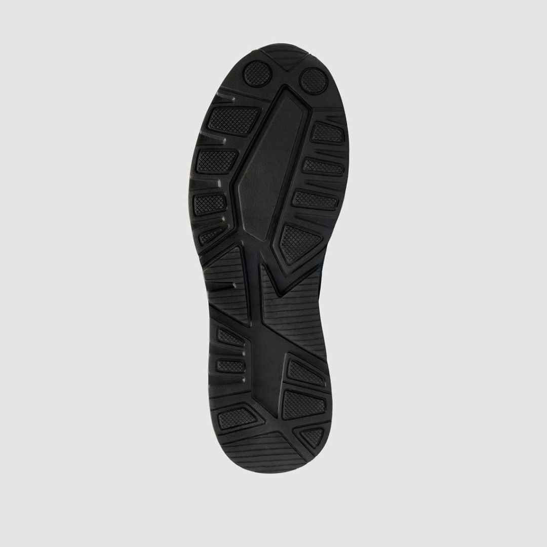 Madasat Men Knitted Black & White Casual Shoes - 959 |