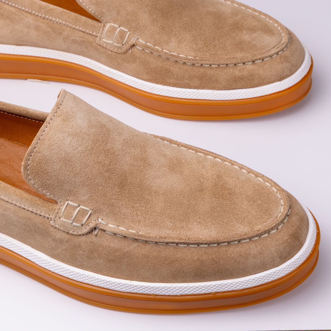 Madasat Gray Men's Loafer Shoes - 957 |