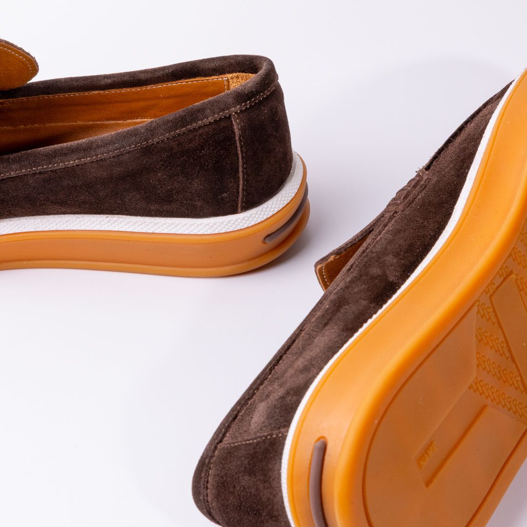 Madasat Brown Men's Loafer Shoes - 957 |