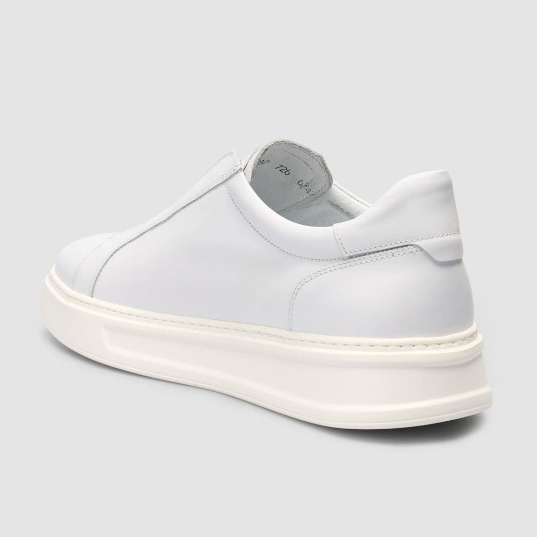 Madasat Genuine Leather White Men Shoes - 961 |