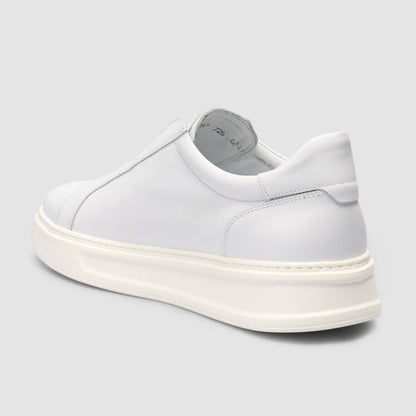 Madasat Genuine Leather White Men Shoes - 961 |
