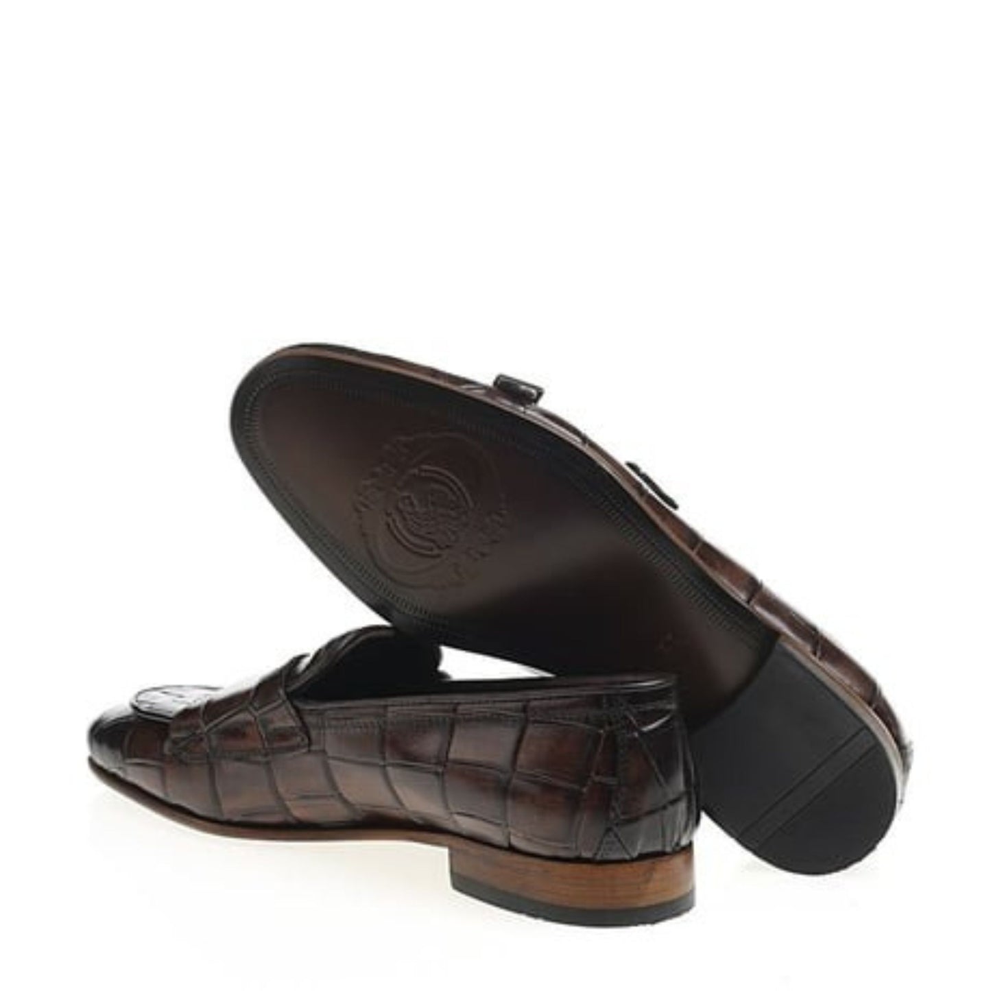 Madasat brauner Leder-Loafer – 703 |