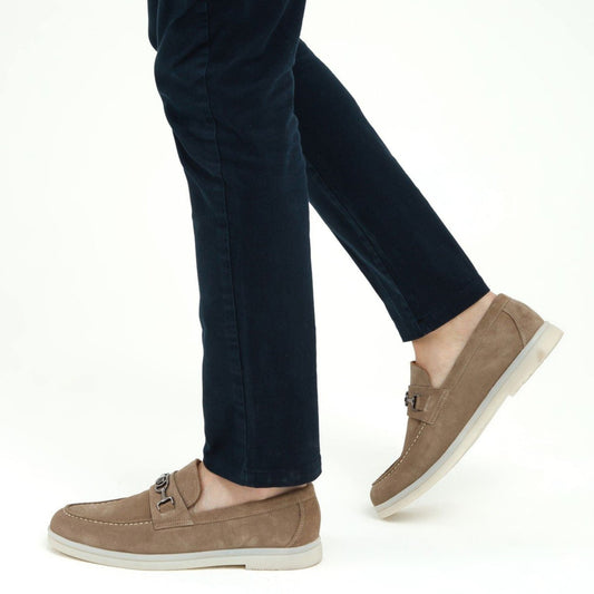 Madasat Beige Lederloafer - 640 |