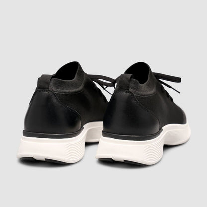 Madasat Black & white Knit & Genuine Calf Leather  - 965 |