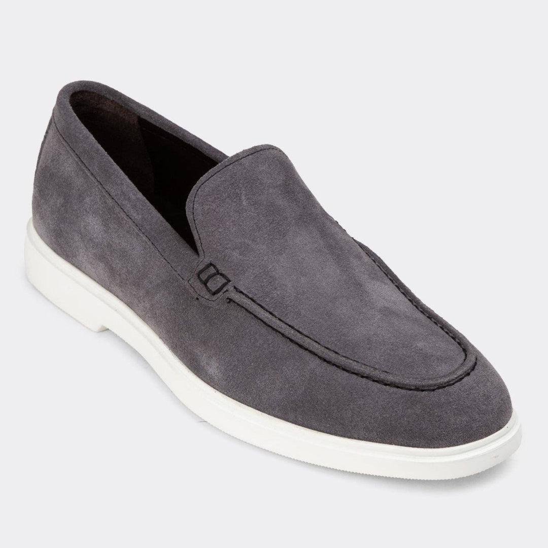 Madasat Gray Men's Loafer Shoes - 730 |