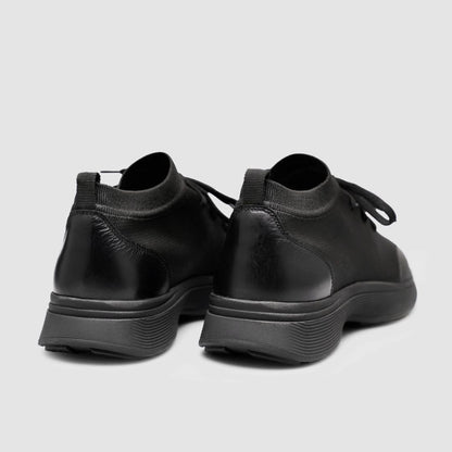 Madasat Black Knit & Genuine Calf Leather  - 965 |
