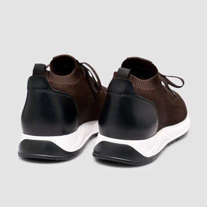 Madasat Men Knitted Brown Casual Shoes - 959 |