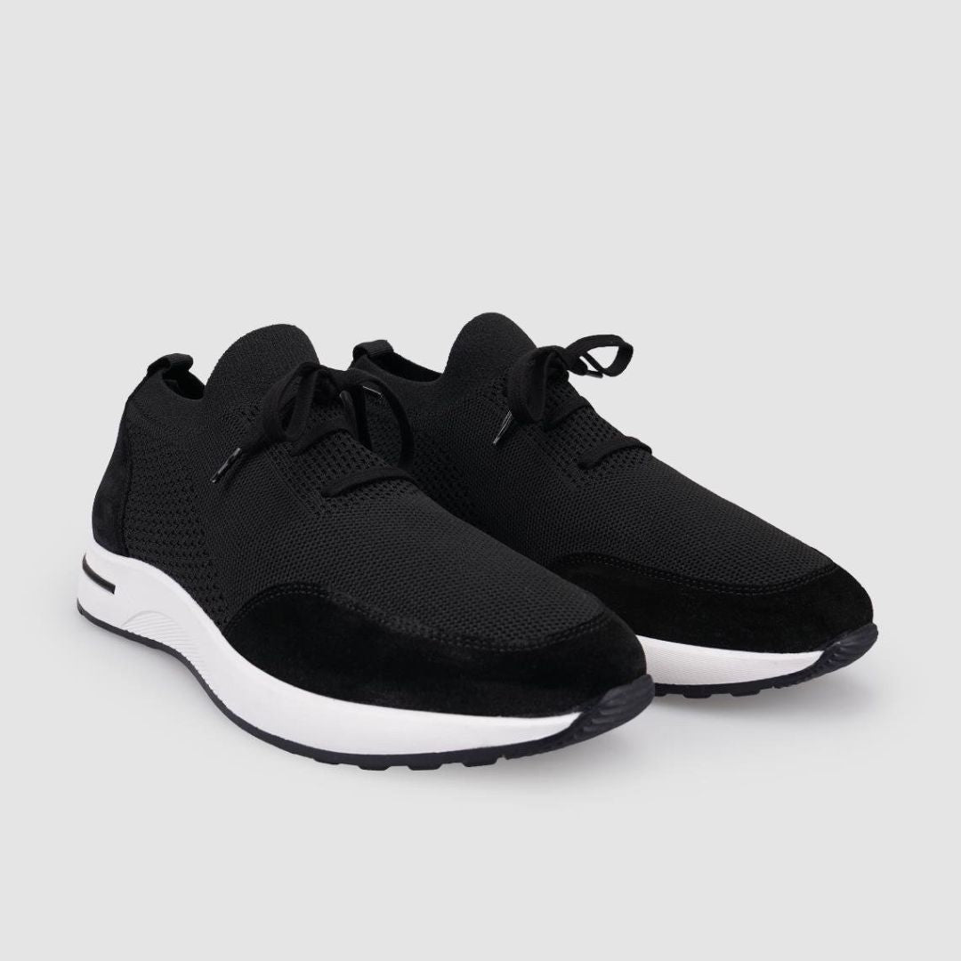 Madasat Black Men Knitted Casual Shoes - 952 |