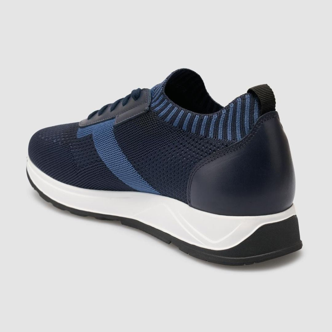 Madasat Men Knitted Navy Blue Casual shoes - 962 |