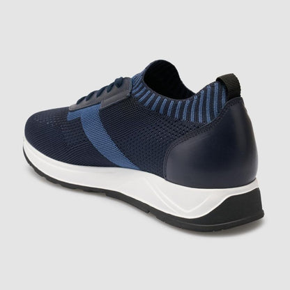 Madasat Men Knitted Navy Blue Casual shoes - 962 |