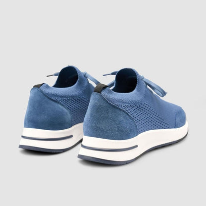 Madasat Blue Men Knitted Casual Shoes - 952 |
