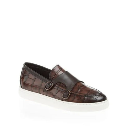 Madasat brauner Leder-Loafer – 410 |