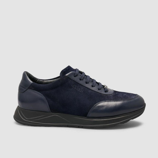 Madasat Navy Blue Genuine Leather Mens shoes - 964 |