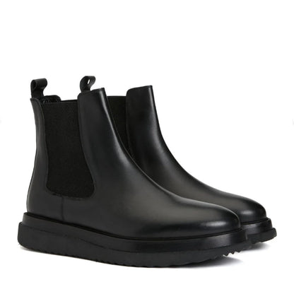 Madasat Freizeitstiefel aus schwarzem Leder für Herren - 832 |