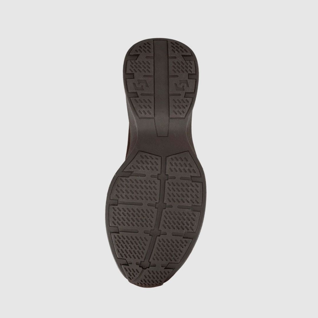 Madasat Brown Knit & Genuine Calf Leather  - 965 |