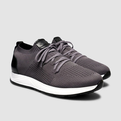 Madasat Men Knitted Charcoal Casual Shoes - 959 |