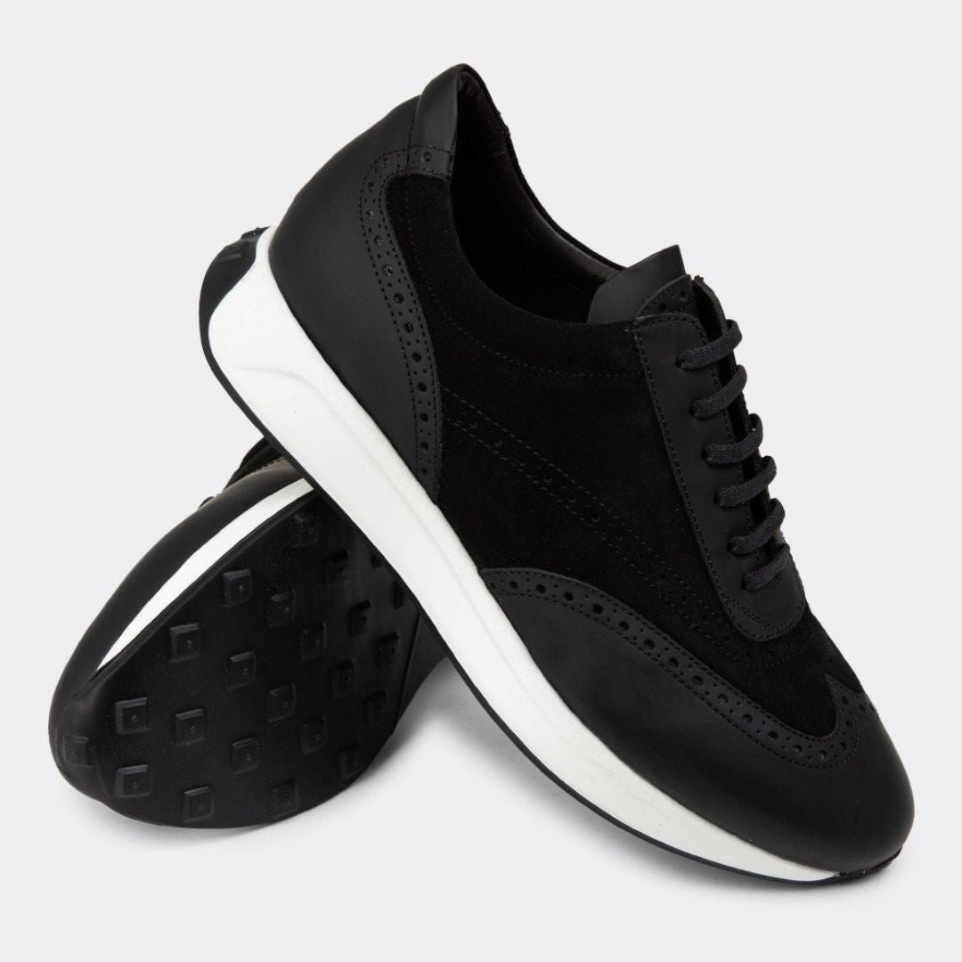 Madasat Black Genuine Suede Casual Shoes  - 900 |