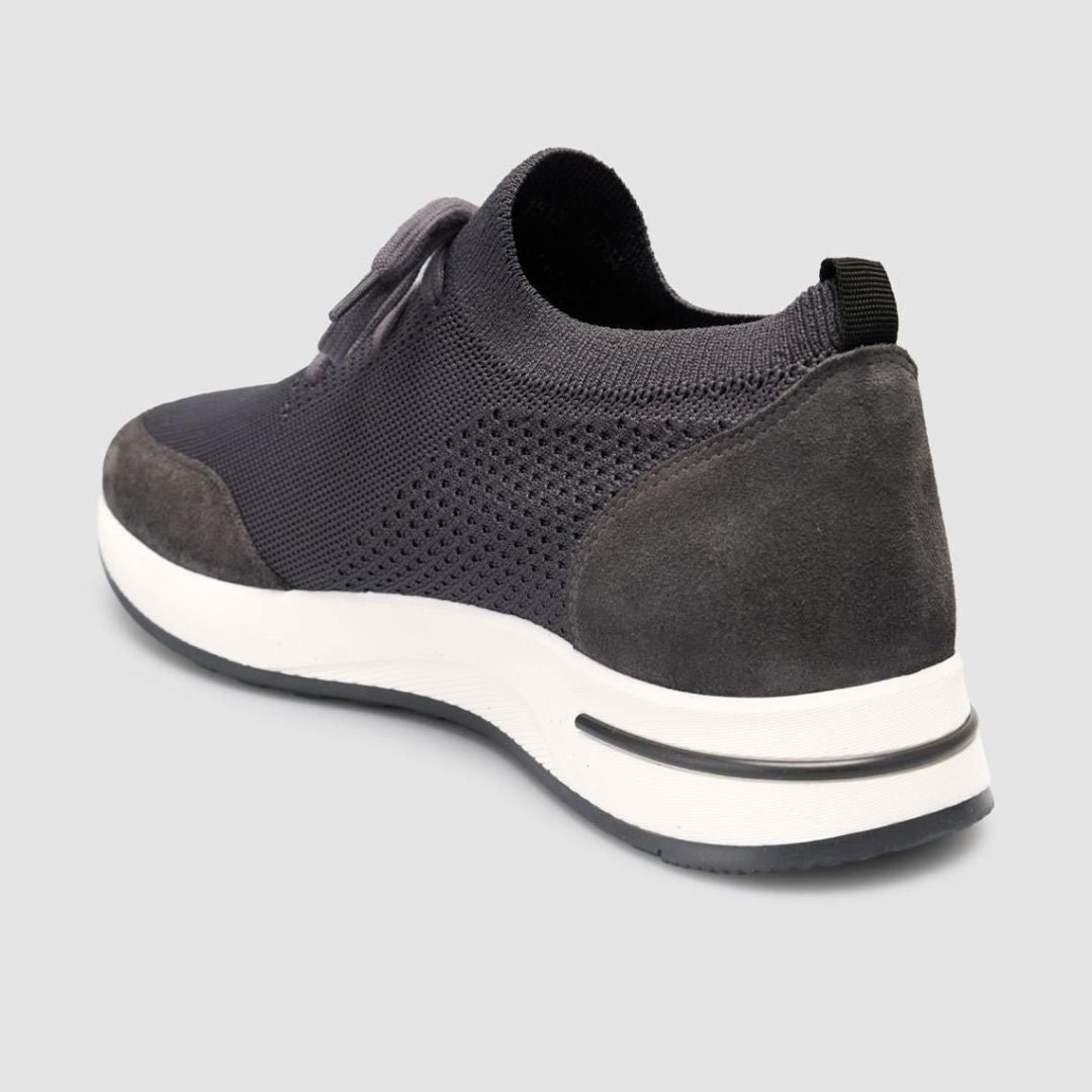 Madasat Gray Men Knitted Casual Shoes - 952 |