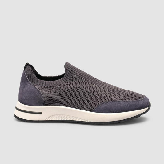 Madasat Grey Men Knitted Shoes - 951 |
