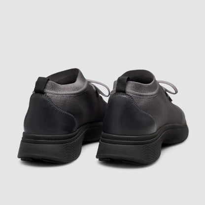 Madasat Charcoal Knit & Genuine Calf Leather  - 965 |