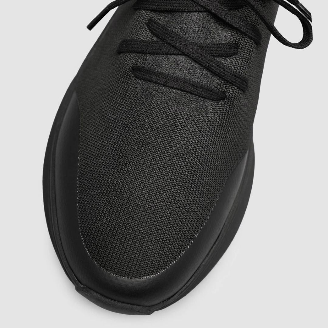 Madasat Black Knit & Genuine Calf Leather  - 965 |