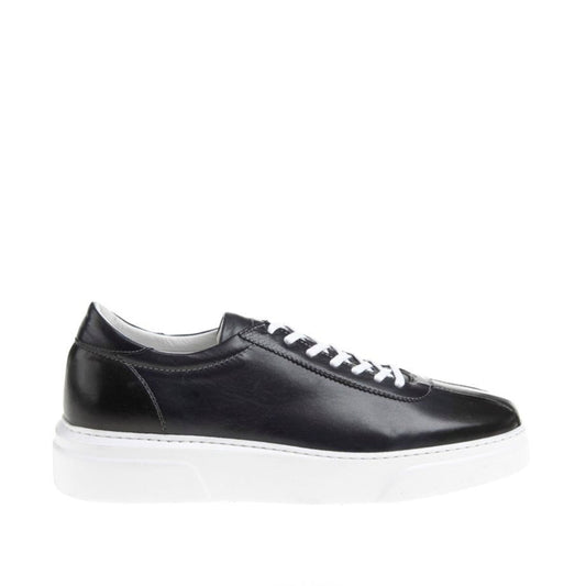 Madasat Navy Blue Leather Casual Shoes - 331 |