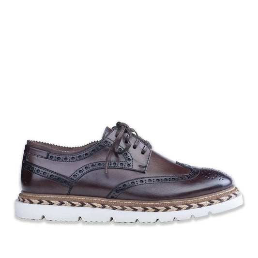 Madasat Brown Oxford Natural Leather shoes - 867 |