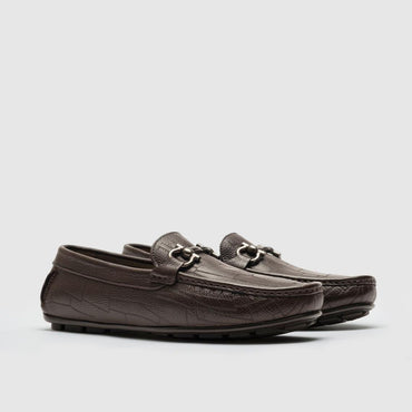 Madasat Brown Leather Loafer - 618 |