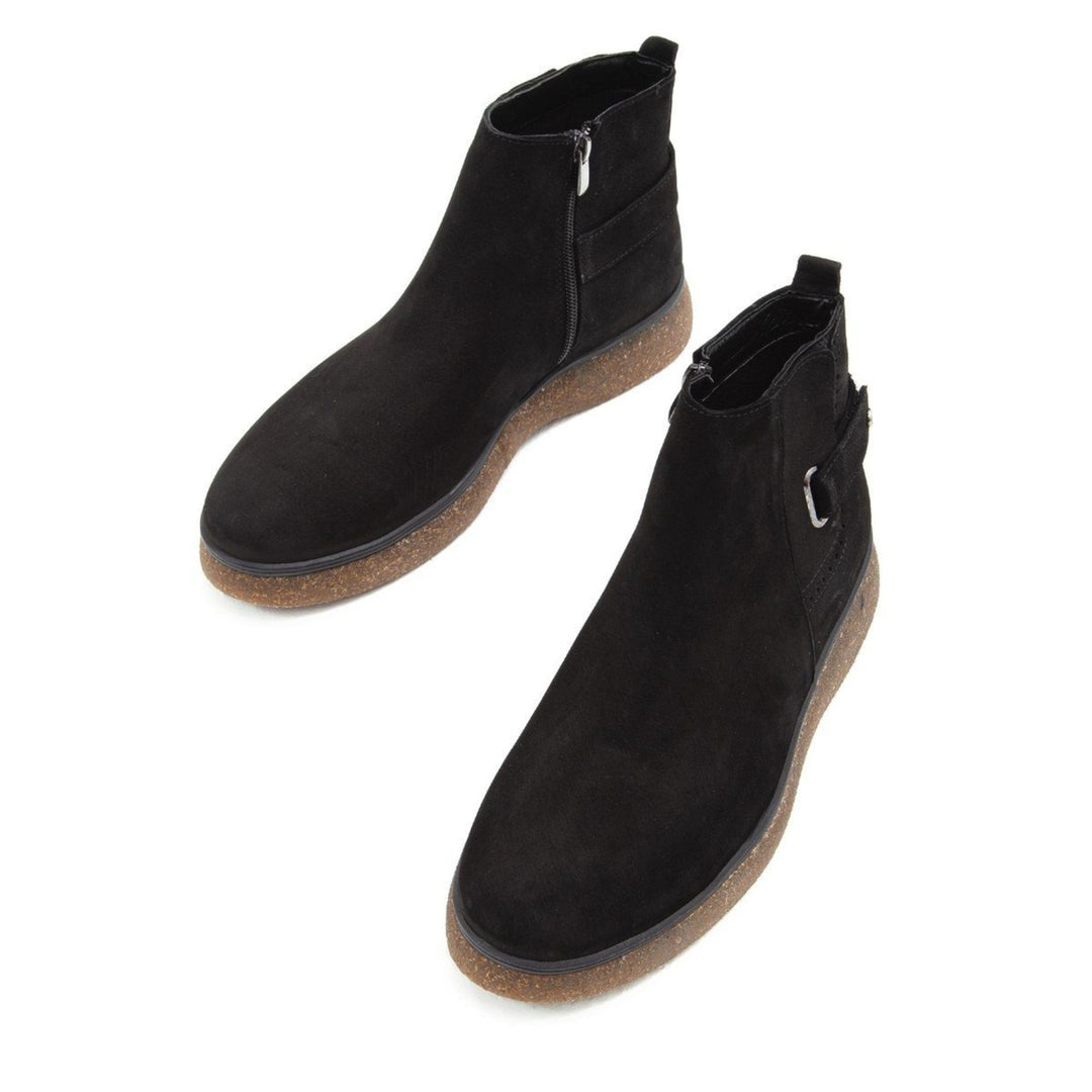 Madasat Black Nubuck Men's Leather Casual Boots - 821 |