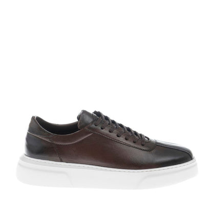 Madasat Brown Leather Casual Shoes - 331 |