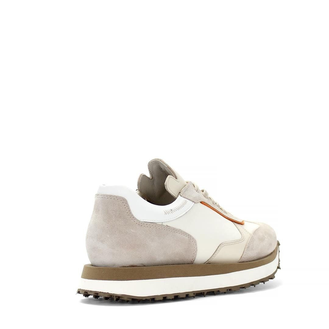 Madasat Beige Leather Men's Casual Shoes - 903 |