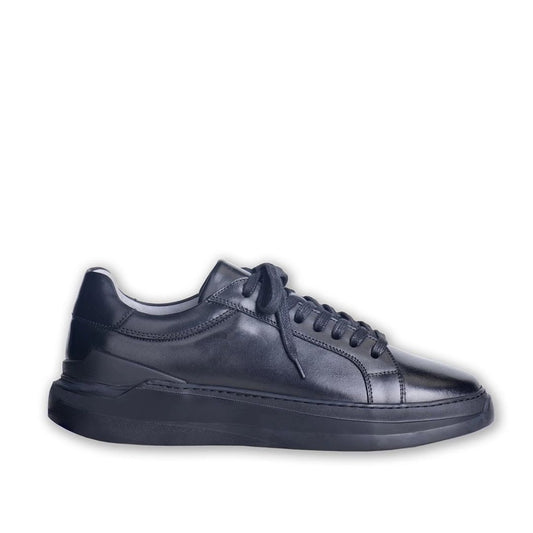 Madasat Black Genuine Leather Sneaker shoes - 871 |