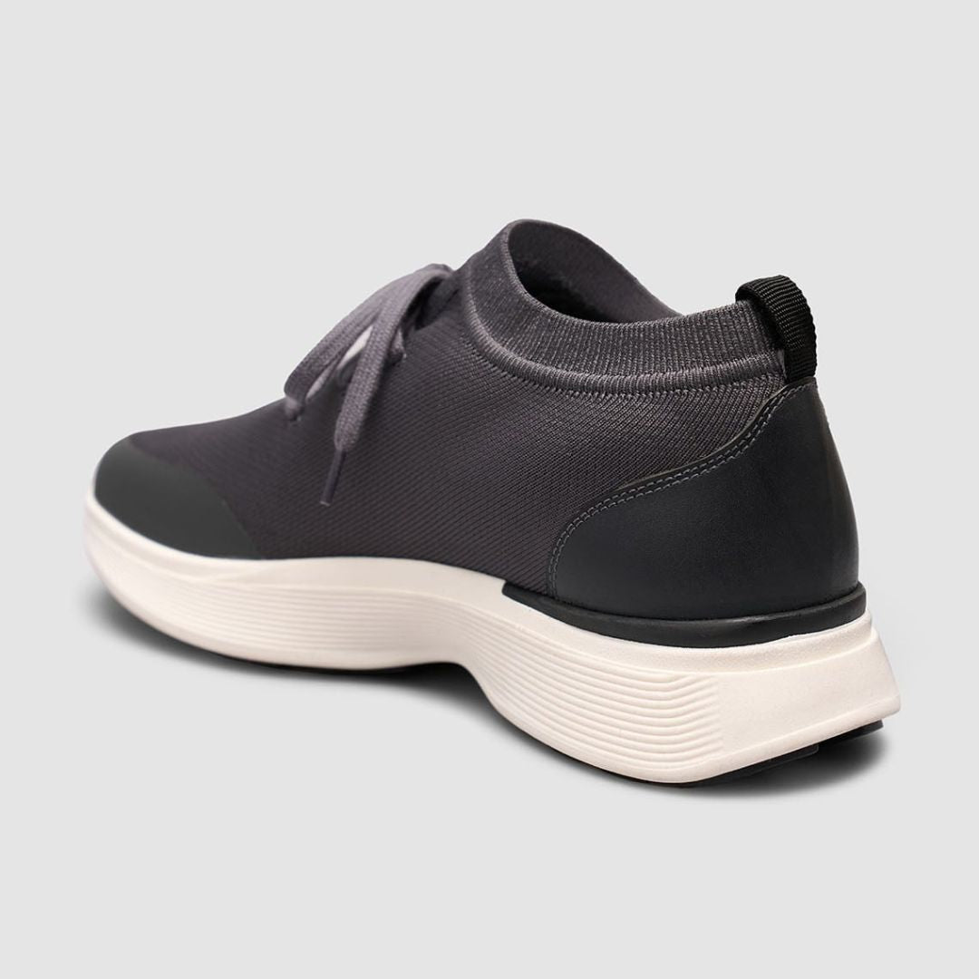 Madasat Grey Knit & Genuine Calf Leather  - 965 |