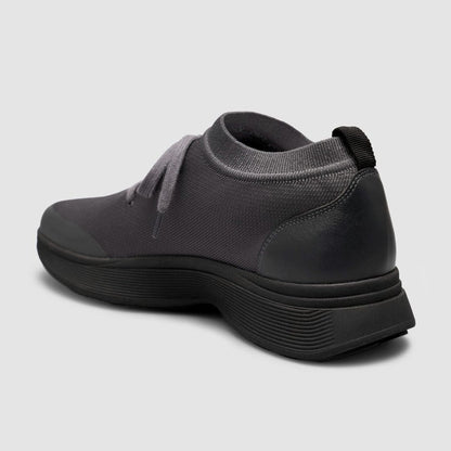 Madasat Charcoal Knit & Genuine Calf Leather  - 965 |