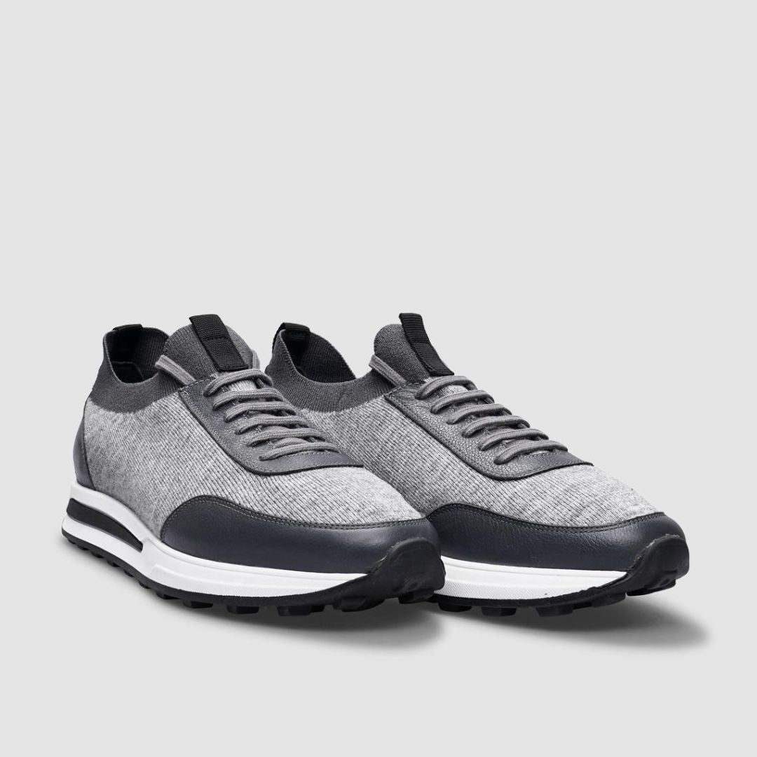 Madasat Gray Knitwear Men's Shoes - 880 |