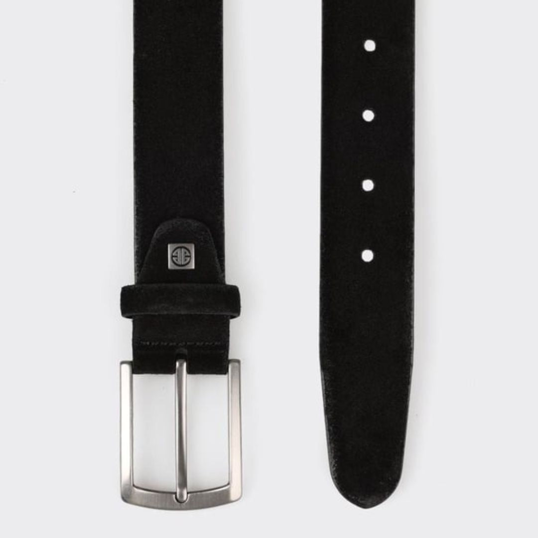 Madasat Black Leather Men's Belt - 940 |