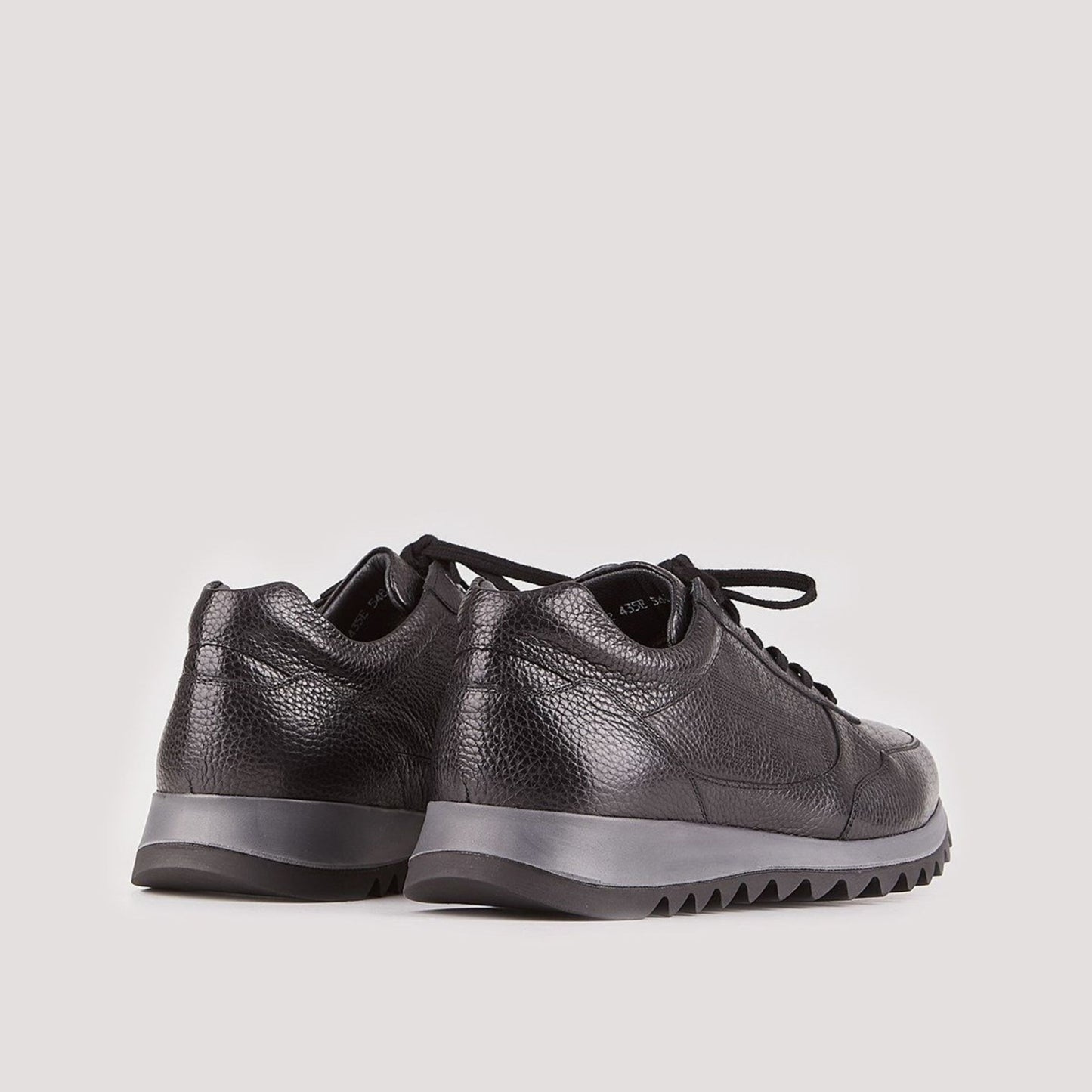 Madasat Black Leather Casual Shoes - 812 |