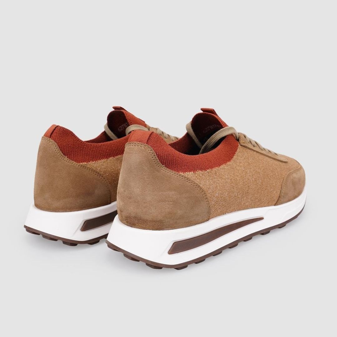 Madasat Tan Knitwear Men's Shoes - 880 |