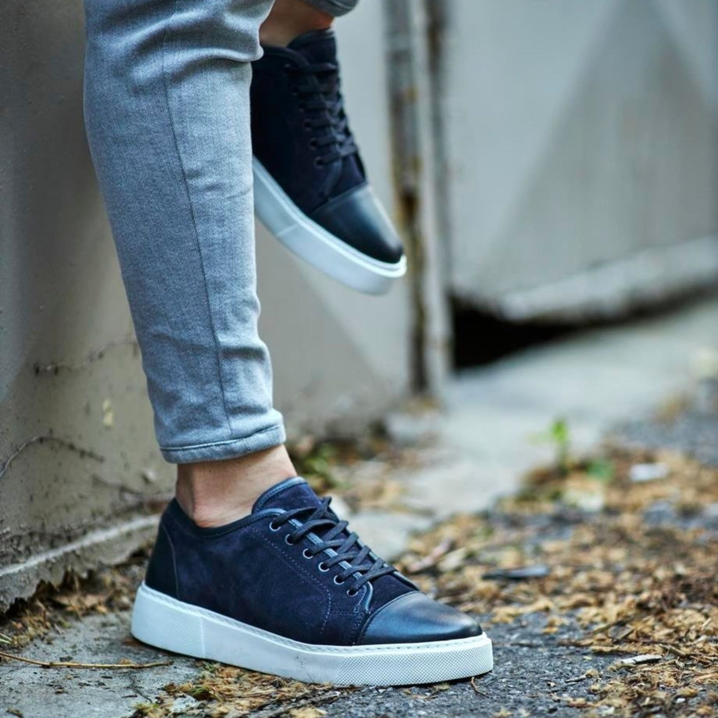 Madasat Navy Blue Casual Shoes - 686 |