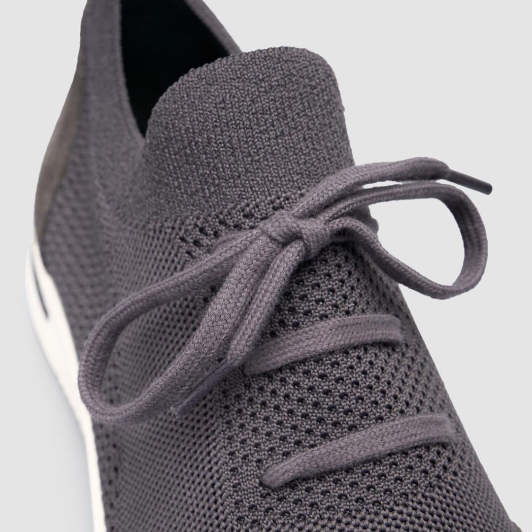 Madasat Gray Men Knitted Casual Shoes - 952 |