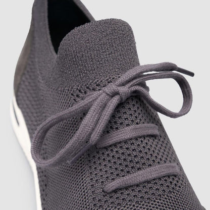 Madasat Gray Men Knitted Casual Shoes - 952 |