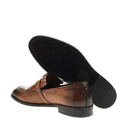 Madasat Loafer aus hellbraunem Leder – 719 |