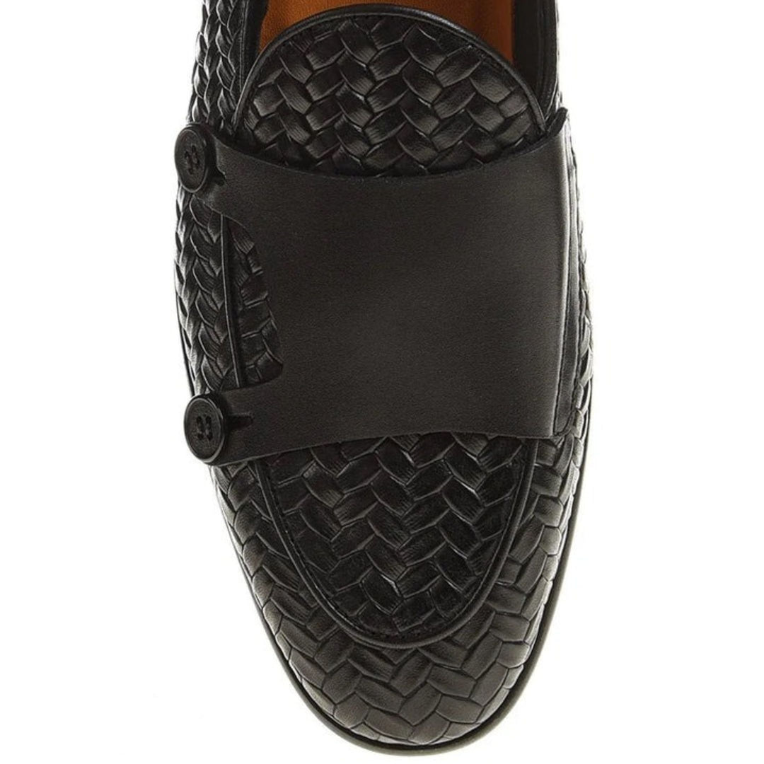 Madasat Black Leather Loafer - 685 |