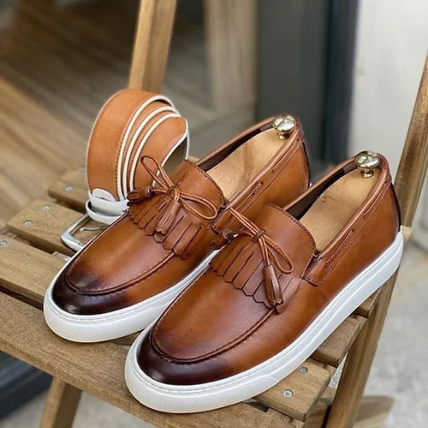 Madasat Hazel Leather Loafer - 306 |