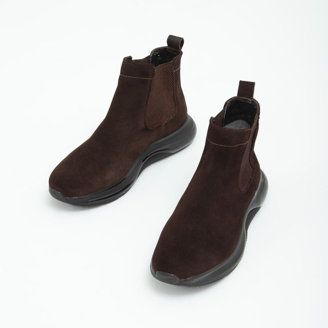Madasat Brown Suede Men's Casual Boots - 822 |