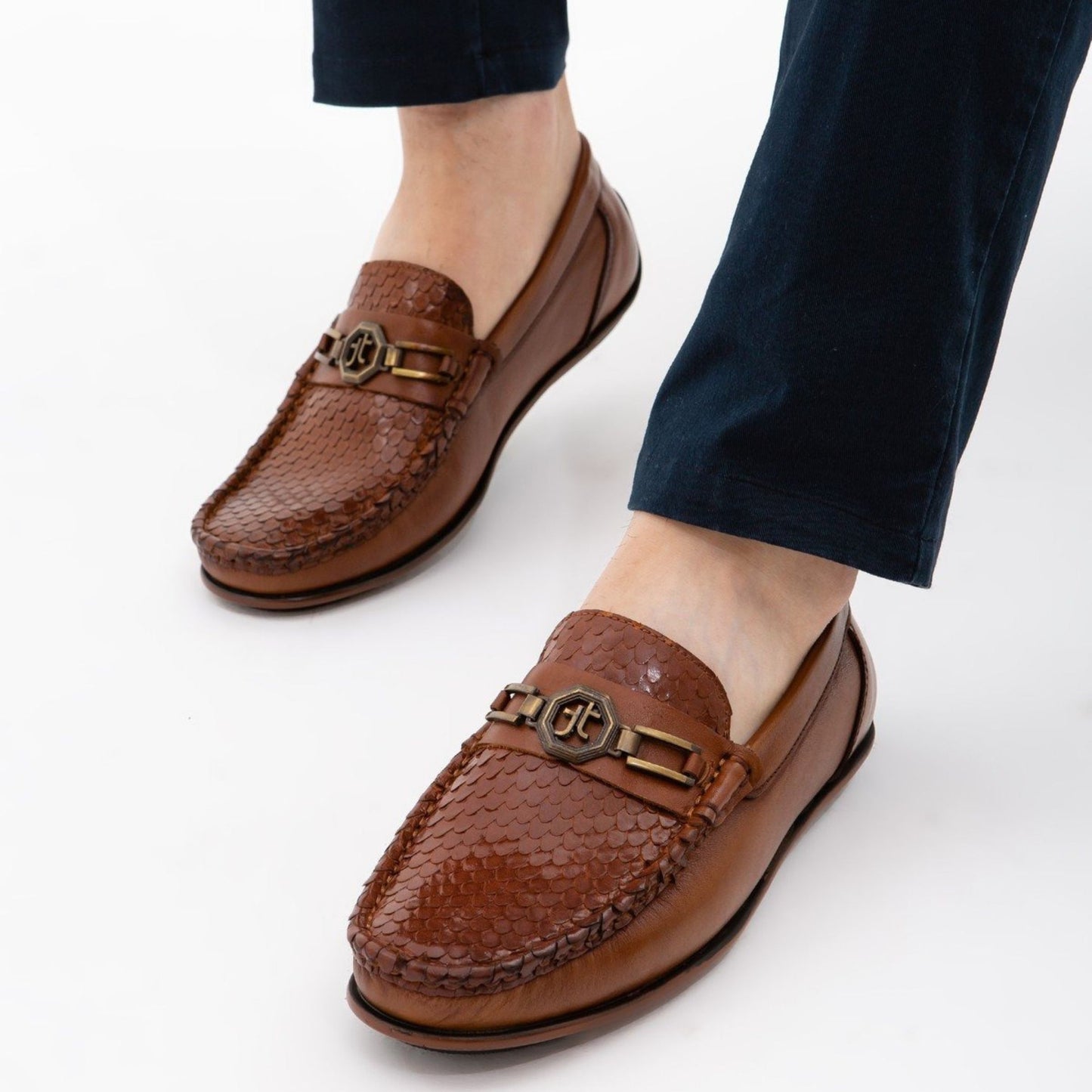 Madasat Loafer aus hellbraunem Leder – 666 |