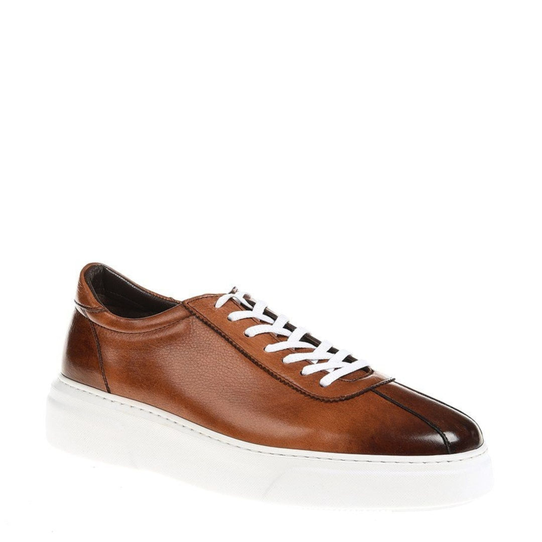 Madasat Tan Leather Casual Shoes - 331 |